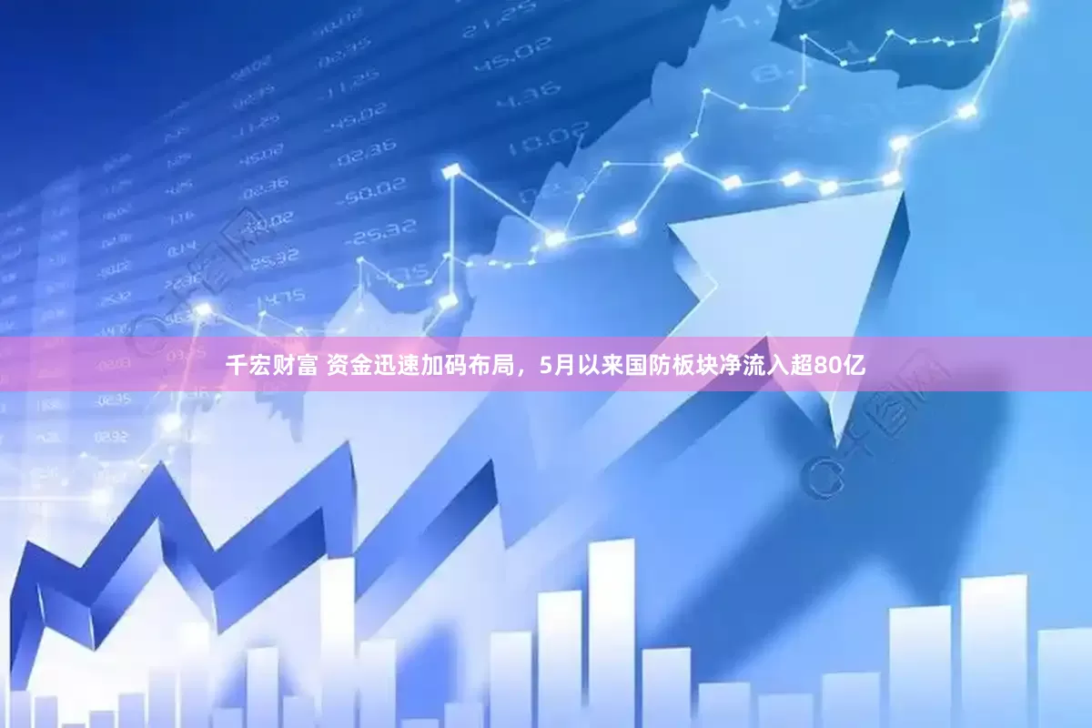 千宏财富 资金迅速加码布局，5月以来国防板块净流入超80亿